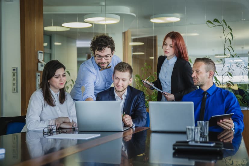 Team working together